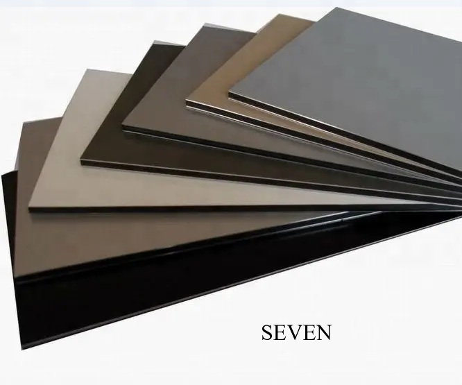 Modern Style 4mm PVDF Paint Exterior Wall Cladding Aluminum Composite Panels A2 Grade Fireproof for Apartments Hotels