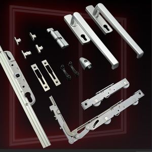 Full Set Sliding Door Accessories Kit with Dampers and Track for Smooth Operation