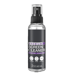 Travel Size Microfiber Cloth and Leak-Proof Bottle Lens Cleaning Spray Kit Anti-Dust Screen Cleanser