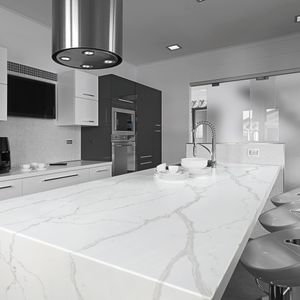 GKS-Calacatta Gold Statuario Quartz Stone Slab Cut-to-Size Countertop Eagle Giallo Bathroom Kitchen Vanity Top Quartz Stone Slab