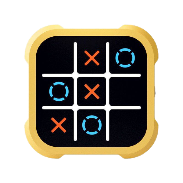 Portable Smart Charging Tic Tac Toe Game AI Interactive HD Display Durable Fun for All Ages