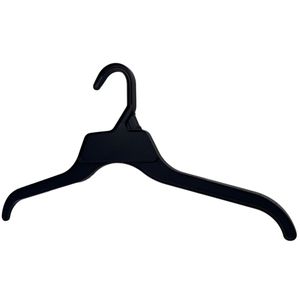 Vietnam Factory 17 Inch PP Material Wal Mart Black Plastic Hangers Non-Slip Single Tier Hunting/Outdoor Clothing Wardrobe