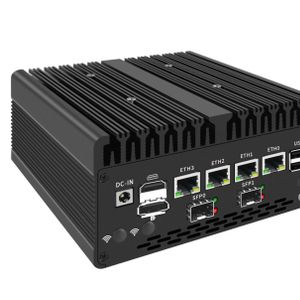 TOPTON 13th Gen Intel Industrial Mini PC  Core i7-13620H i5-13420H 10G SFP 4x2.5G Nics 2*DDR5 5G SIM Industrial PC Server