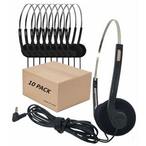 10 PACK Airline Earphone Cheap Earphone Disposable Earphone Headphones for Children Audio Headset Gaming Headsets and Headphones