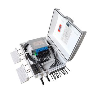 OEM Factory Supply Ftth Yuanyi Fiber Optic Equipment 16 Core ABS Terminal Box min PLC Fiber Box CTO