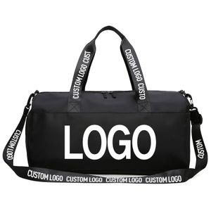 Customized logo Large Capacity Shoulder Weekender Overnight Handbag Waterproof Travel Gym pink Duffle Bags for Women