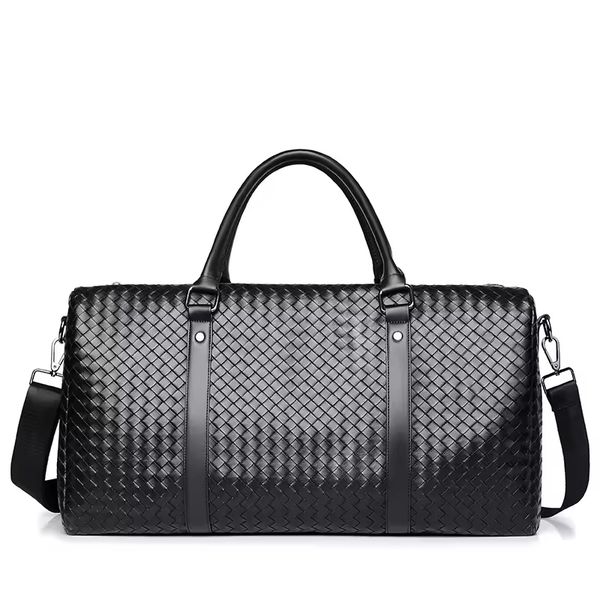 Custom Business Travel Bags Braid Fitness Yoga Bag with Shoulder Strap Waterproof Duffel Handbag Large Capacity Luggage Gym Bags