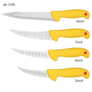 High Quality Flexible Sharp Kitchen Knife Butcher Fish Boning Utility Knife With Plastic Handle