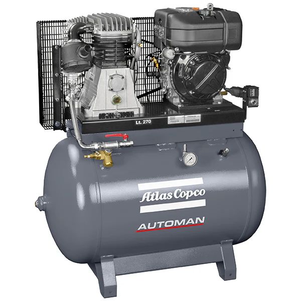 7.5kw 10hp 3kw Industrial Air Compressors Machine Piston Type 3 Piston Air Compressor With 300L Tank 8bar