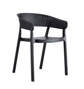Armrest Stacking PP Plastic Outdoor Chair Dining Chair Durable Restaurant Cafe and Bar Chair for Outdoor Use