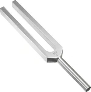 Natiqind Tuning Fork 512 C Medical-Grade Instrument, Non-Magnetic Aluminum Alloy,