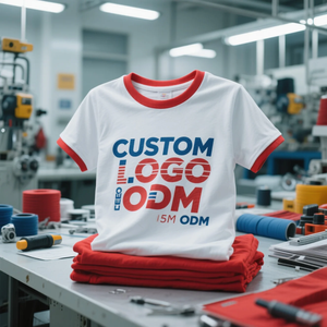 Wholesale Custom Solid Pattern Men's T-shirt Short Sleeve T-shirt O-neck