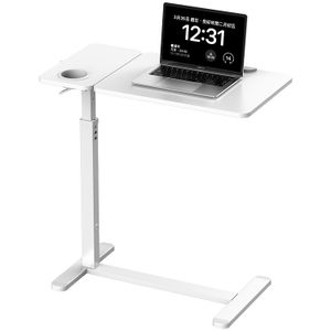 Portable Lightweight Hidden Wheel Rolling Laptop Table Home Office Tiltable Computer Cart Height Adjustable Mobile Standing Desk