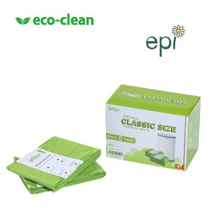 Odor Proof OEM ODM Diaper Pail Refill Bags Complete Diaper Pail Registry Gift Set Nappy Bags with 8 Refill Bags Disposable