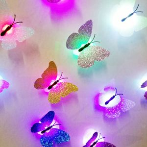 Party Novelties Cheap Butterfly Wall Butterfly Neon Led Night Lights Wedding Room Lighting Decoration Led Decoration Home Decor