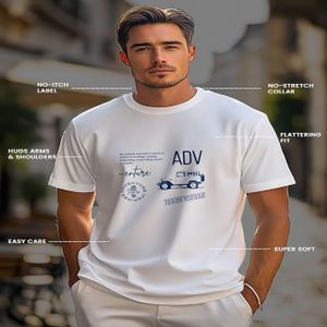 Extremely Popular Comfortable Loose-fitting Rolled Hem Band T-shirt Lightweight Half Sleeve Thick Knit T-shirt for Men