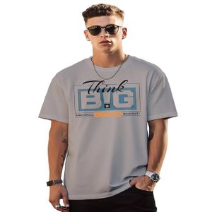 2022 Professional Customized Logo Printing Light Weight Half Sleeves Oversized T Shirt for Men
