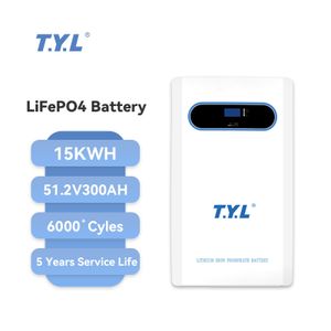 Solar Power Wall Lipo Battery 48V/51.2V 300AH 15KW Lithium Solar Battery Lithium Ion Batteries