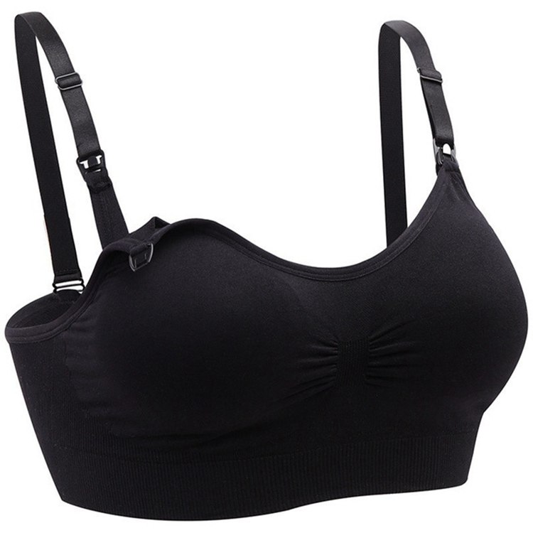 Maternity Bra Nursing Top Adjustable Straps Breathable Removable Padded Pregnant Women Underwear Breast Feeding Bra