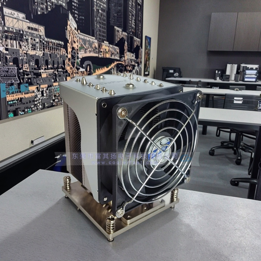 Coonong Active Intel 1700 Cooling Tower 3U/4U Aluminum Fin Radiator with 6 Heat Pipes Ball Bearing Fan for Computer Case