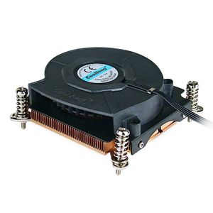 Top Selling Intel 1U LGA1155 Processor Copper Skiving Standard  Heat Sink with Blow Fan