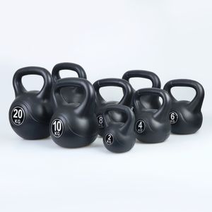 Hot Sale 2kg-20kg Home Use Dumbbells/Kettlebells Black Color Woman's Free Weights 4kg 6kg 8kg 10kg 12kg 14kg 16kg 18kg