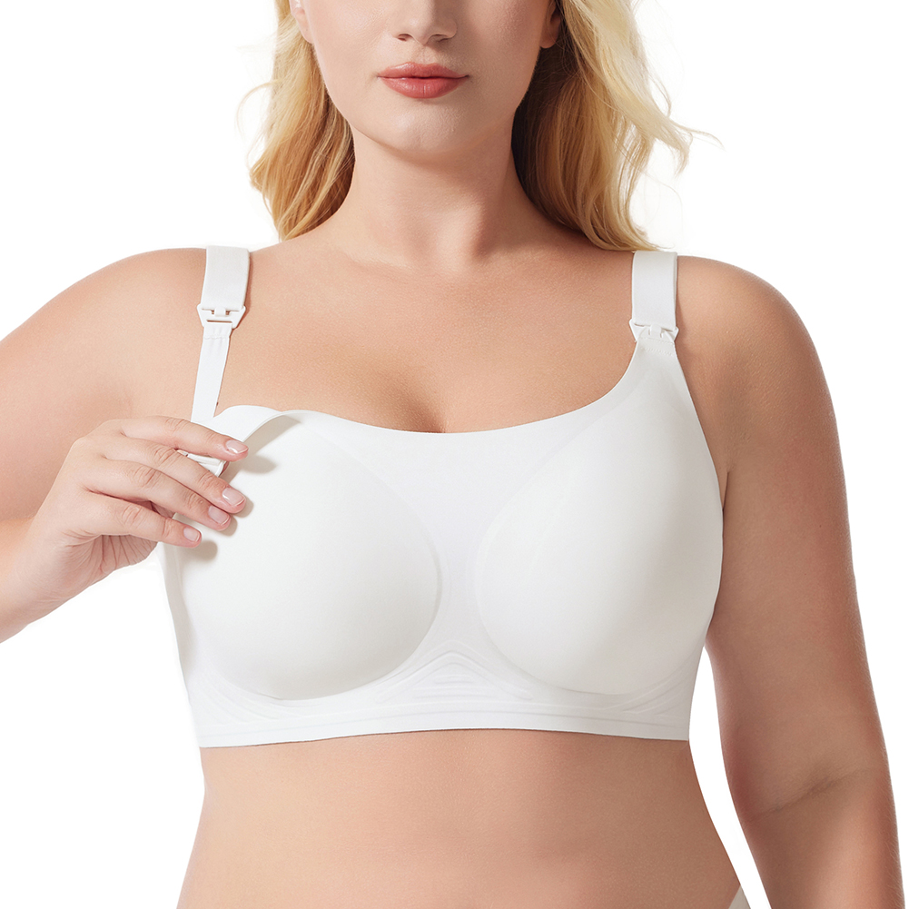 High Quality Womens Seamless Lingerie Plussize Sexy Underwear Essential Maternity Bra