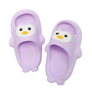 Unisex Adorable Penguin Cartoon for Slippers with Non-Slip Soles Soft Platform Indoor Comfort Trendy Home Use Printed Style