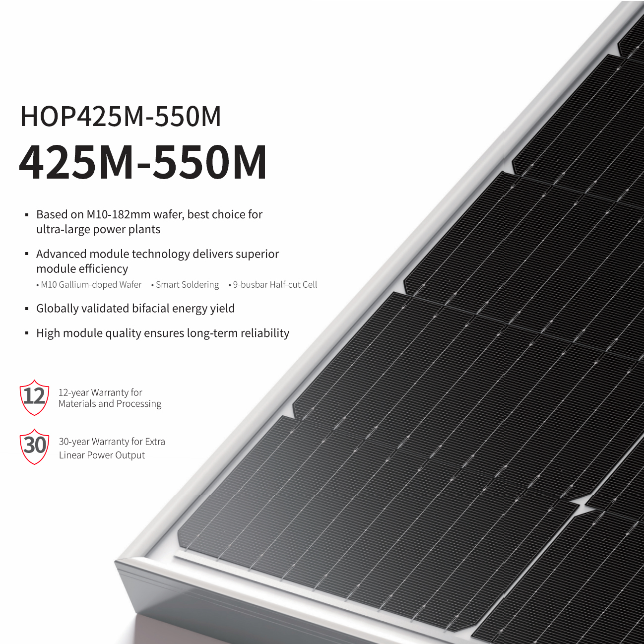 High-Efficiency Bifacial Double-Glass Monocrystalline Solar Roof Tiles for Residential Use