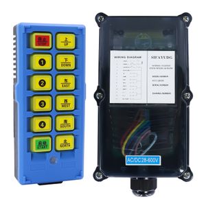 ECD-Q800E International Standards Logo Can Be Customiesd Ceiling Hoist Crane Industrial Wireless Remote Controller
