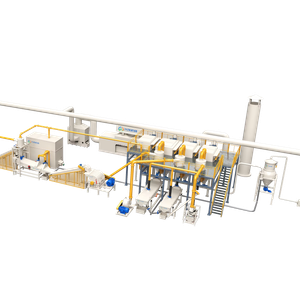 Manufacturers New Full Automatic Crush Separating Line  for Li-ion Battery Recycling Machine for Lithium Cobalt Oxide Cell