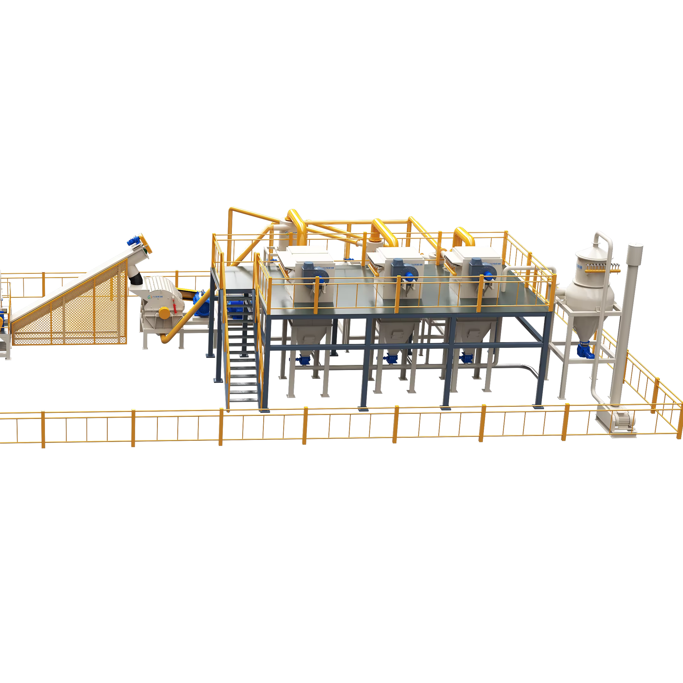 Industrial-Grade Medical Blister Plastic Recycling Waste Treatment Machinery New Motor Bearing Aluminum Separation Equipment