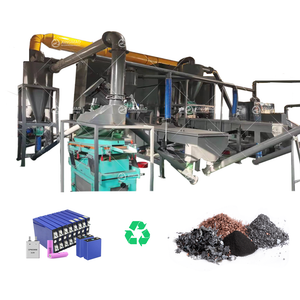 High Efficiency Lithium Ion Battery Recycling Line New Black Mass Recovery System Motor Gear Core Waste Treatment Machinery