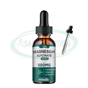Private Label Glycinate Magnesium Sleep Supplement Muscle Growth Magnesium Glycinate Liquid Drops