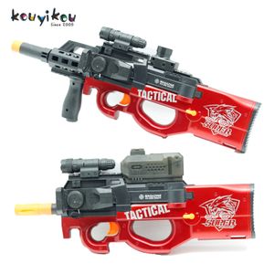2023 P90 Graffiti Outdoor Electric Gel Ammo Bullet Water Beads Ball Splatter Full Auto for Toy Gun for Boys Adults Made Plastic
