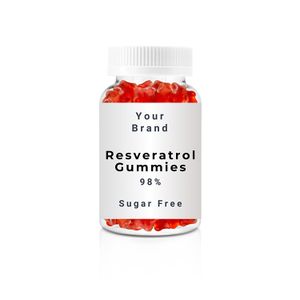 Certified Quality Best in Selling Vegan Resveratrol Gummies Sugar-Free Antioxidant Rich 60ct OEM Herbal Supplements for Adults