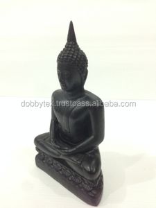 Popular Black Resin Thai Buddha Figure/statue From Thailand Religious SCULPTURE