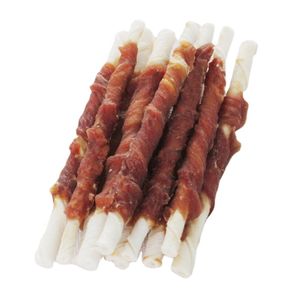 Duck Jerky Wrap Rawhide Twist Stick With Duck Dog Treats All-Natural Duck Hide Twists Dog Treats