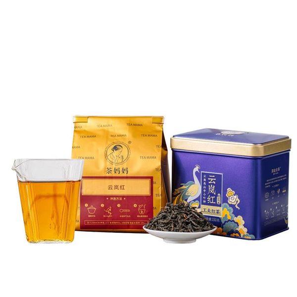 Organic Premium Grade Yunlan High Mountain Black Tea Loose Leaf Raw Processed Packaged in Bulk Box Bottle Sachet