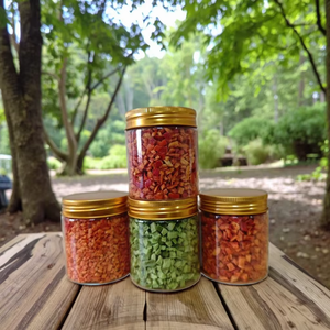Pure Nature Organic Freeze-Dried Green Bell Pepper Dice Non-GMO Wholesales Instant Spices Emergency Ingredients for Hiking Pet