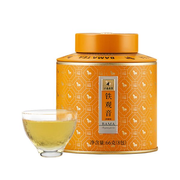 Bama Tea Tieguanyin Oolong Loose Leaf 66g High Mountain Anxi Chinese Iron Goddess Bulk Pack Health Slimming Tea Cup Included