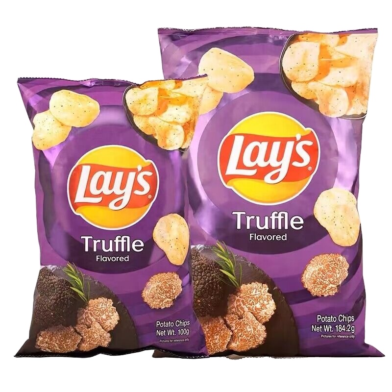 Taiwanese Lays Potato Chips Black Truffle Salty Classic 100g Exotic Snacks