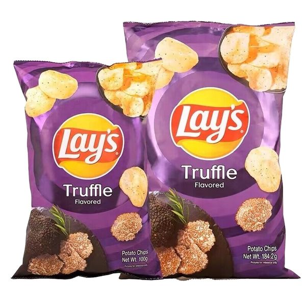 Taiwanese Lays Potato Chips Black Truffle Salty Classic 100g Exotic Snacks