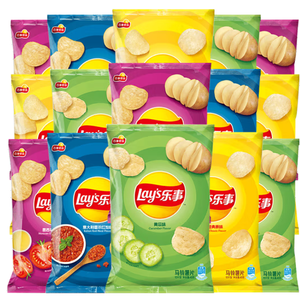 Best Selling Lays Potato Chips 40g Exotic Snacks Charcoal Grilled Pork Belly Flavor