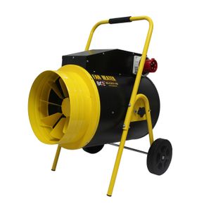 Industrial Electric Powered Portable Fan Heater 30KW Efficient Air Blower Space Heating Drying Element Outdoor With Thermostat