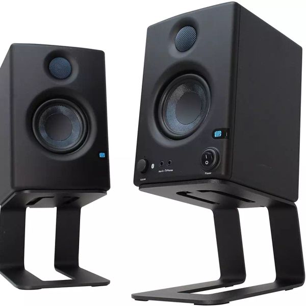 Metal Desktop Speaker Stand Professional Desktop Audio Stand for Computer Speakers
