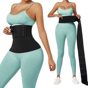 Wholesale Flat Tummy Slimming Bandage Wrap Waist Trainer Best Belly Waist Trainer Belt for Women Shapewear