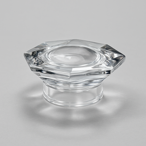 Custom Polygon Transparent Plastic Perfume Caps Manufacturers Cap Plastic Round Color Perfume