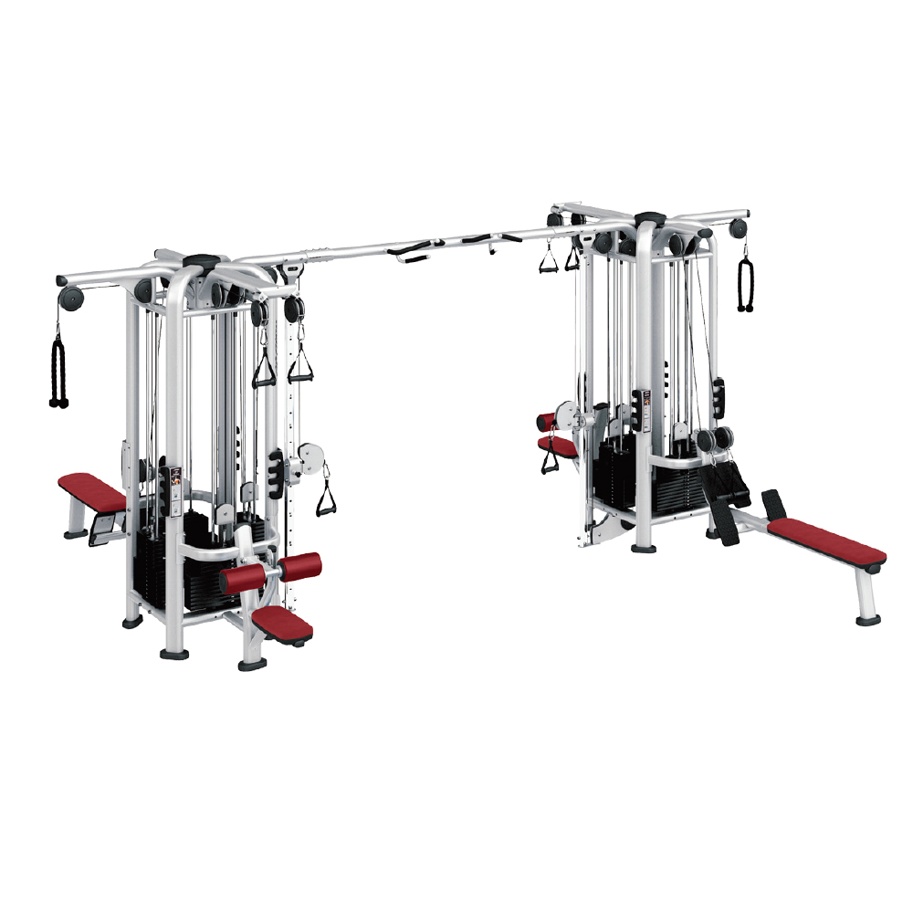Gym Equipment Functional Training 8 Station Multi Jungle Crossover Cable Fitness Machine Professional Cable Crossover Wholesale