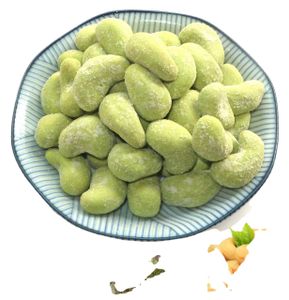 Funny snacks and chocolate candy Cashew nuts with the new flavour wasabi made in Vietnam by Tan Tan hot snacks